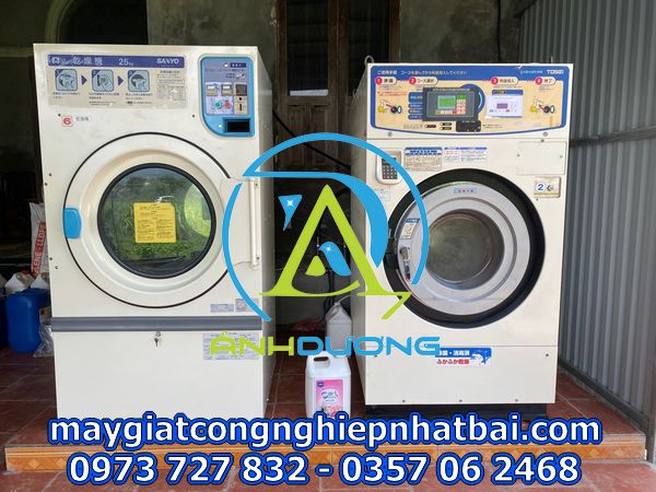 Máy giặt công nghiệp tại Yên Lập